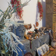 Milagro’s exhibit of Day of the Dead altars