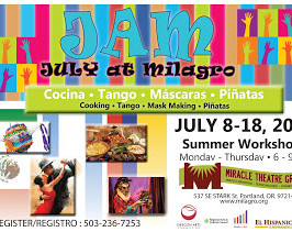 JAM: July at Milagro calendar!