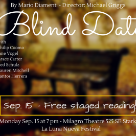 FREE Staged Readings in Englsh & Spanish! Sep. 15 -17
